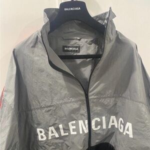 Balenciaga Men's Gray Windbreaker